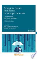 Abogacía Crítica: manifiesto en tiempo de crisis