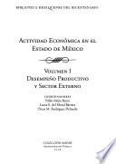 Actividad económica en el Estado de México: Desempeño productivo y sector externo