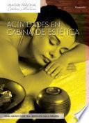 Actividades en cabina de estética