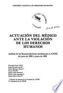 Actuación del médico ante la violación de los derechos humanos