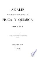 Anales de la Sociedad Española de Física y Química