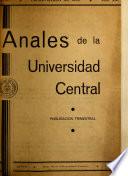 Anales de la Universidad Central del Ecuador