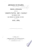 Aniversario de la muerte de Miguel de Cervantes Saavedra