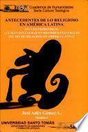 Antecedentes de lo religioso en América Latina