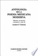 Antología de la poesía mexicana moderna