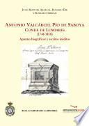 Antonio Valcárcel Pío de Saboya, Conde de Lumiares (1748 - 1808)