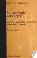 Antropología del cuerpo