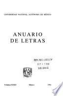 Anuario de letras