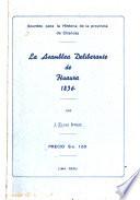 Apuntes para la historia de la provincia de Chancay: la Asamblea Deliberante de Huaura, 1836