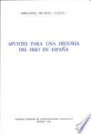 Apuntes para una historia del frío en España