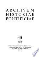 Archivum historiae pontificiae