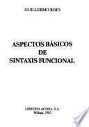 Aspectos básicos de sintaxis funcional