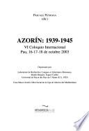 Azorín (1939-1945)