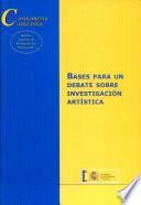 Bases para un debate sobre investigación artística