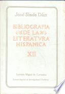 Bibliografía de la literatura hispánica