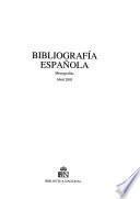 Bibliografía española