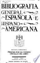 Bibliografía general española e hispanoamericana