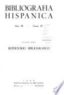 Bibliografía hispánica