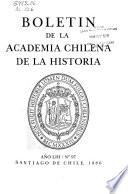 Boletín de la Academia Chilena de la Historia