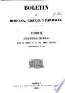 Boletín de medicina, cirugía y farmacia