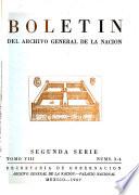 Boletín del Archivo General de la Nación