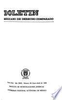 Boletín mexicano de derecho comparado