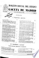 Boletín oficial del estado: Gaceta de Madrid