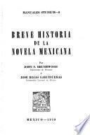 Breve historia de la novela mexicana