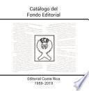 Catálogo del Fondo Editorial 1959-2019