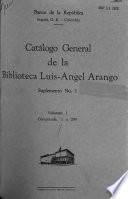 Catálogo general de la Biblioteca Luis-Angel Arango