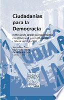 Ciudadanías para la Democracia