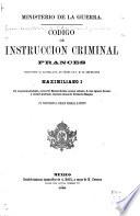 Código de instrucción criminal francés