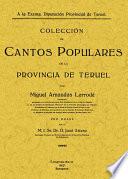 Colección de cantos populares de la provincia de Teruel