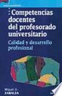 Competencias docentes del profesorado universitario