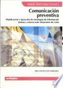 Comunicacion Preventiva/ Preventive Communication