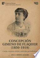 Concepción Gimeno De Flaquer (1850-1919)