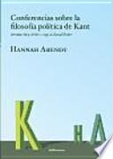 Conferencias sobre la filosofía política de Kant