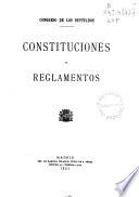 Constituciones y reglamentos