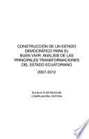 Construcción de un estado democrático para el buen vivir