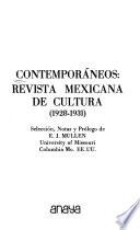 Contemporáneos, revista mexicana de cultura, 1928-1931