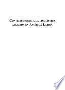 Contribuciones a la lingüística aplicada en América Latina