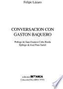 Conversación con Gastón Baquero