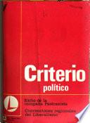 Criterio político