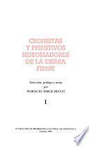 Cronistas y primitivos historiadores de la tierra firme