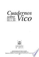 Cuadernos sobre Vico