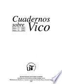 Cuadernos sobre Vico