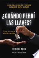 ¿Cuándo perdí las llaves?