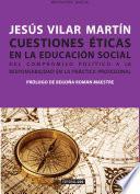 Cuestiones éticas en la educación social