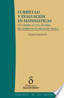 Currículo y evaluación en matemáticas