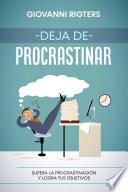 Deja de procrastinar